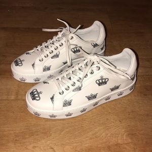 dolce gabbana crown sneakers